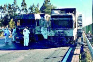 Transportistas exigen al Gobierno actuar ante la violencia en la Macrozona Sur