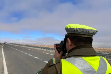Carabineros refuerza vigilancia en zona de descanso para transportistas en la Ruta 5 Norte