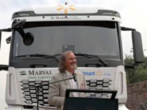 Primer camión a hidrógeno recibe autorización para circular por carreteras chilenas