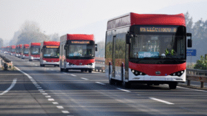 Chile estima que el 68% de su flota de buses será eléctrica para 2030
